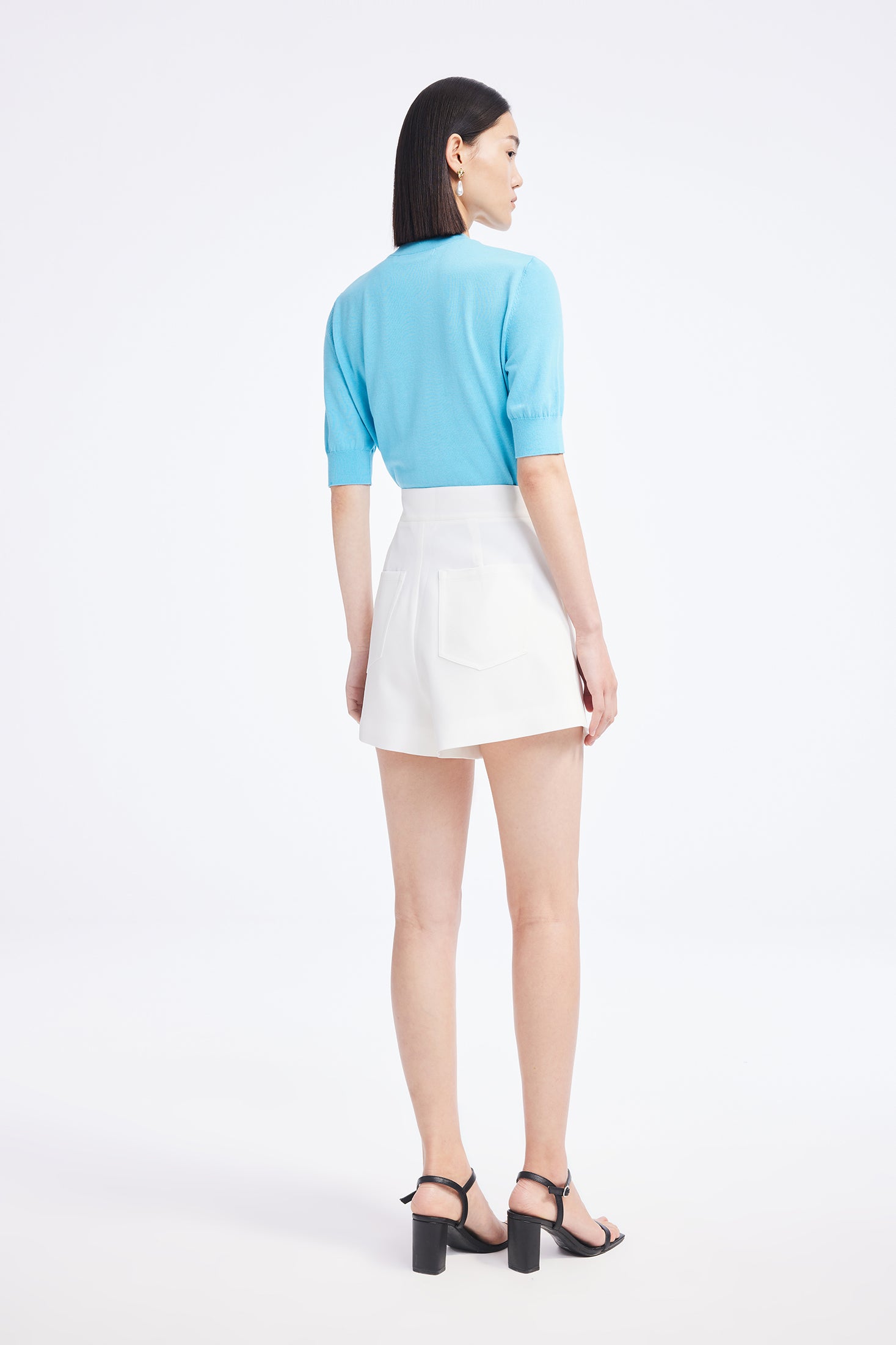 Lily - Short - Blanc