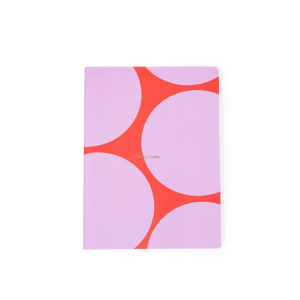 Carnet De Notes A5 Rouge Toujours Aujourd'Hui