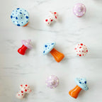 Petite Bougie Amanita Mushroom - Rouge & Blanc