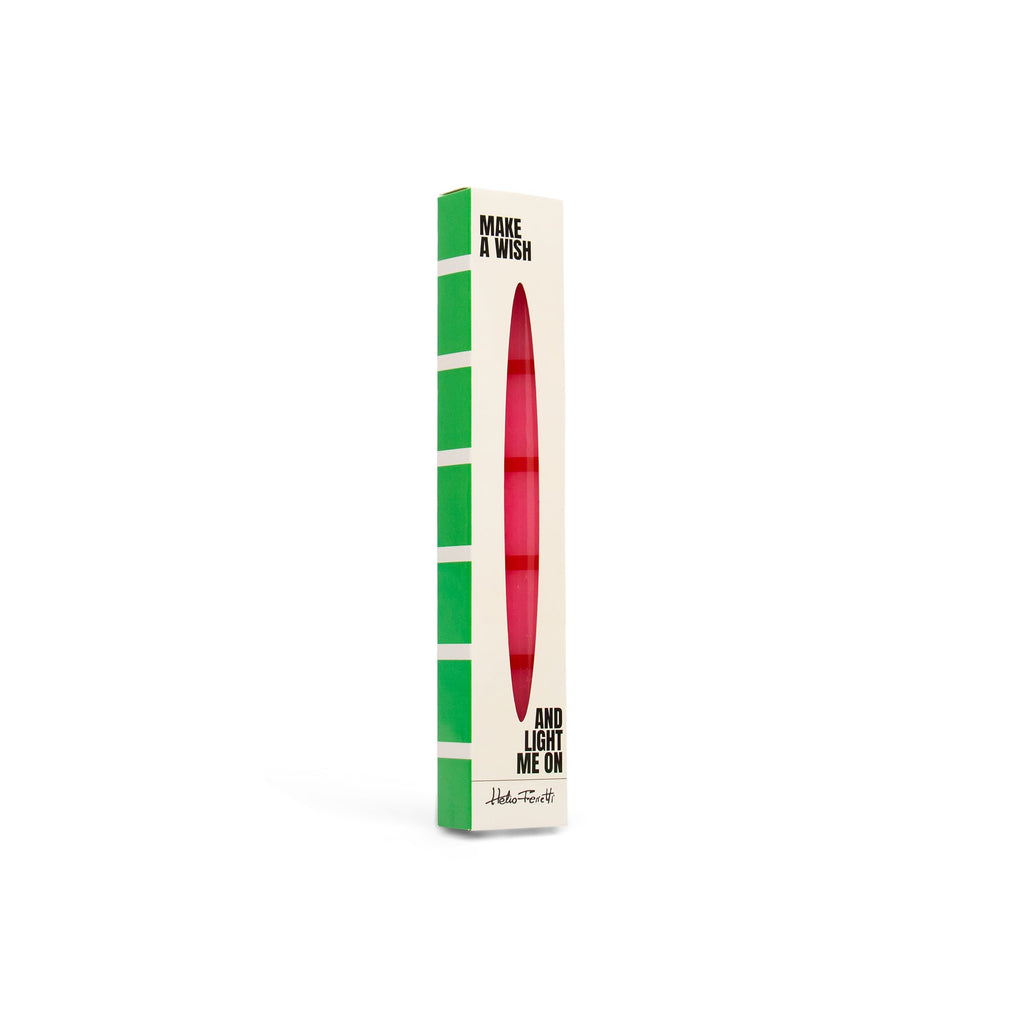 Lot De 2 Longues Bougies Rubis