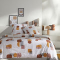 Retro Mood - Parure De Lit - Blanc