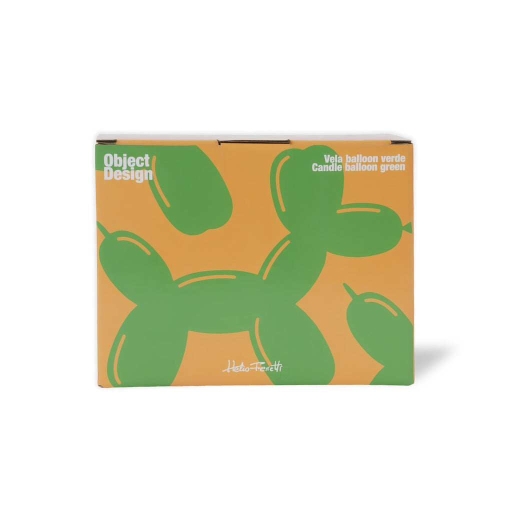 Bougie Chien Ballon Vert