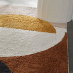 Retro Mood - Tapis Tufté - Blanc