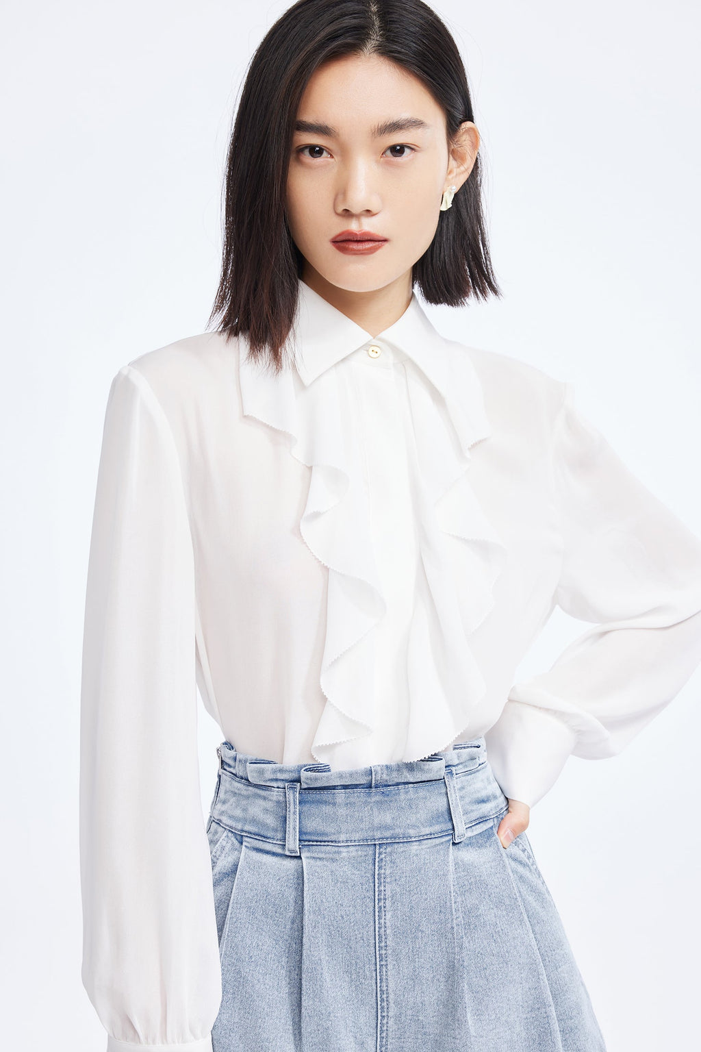 Lily - Chemise - Blanche