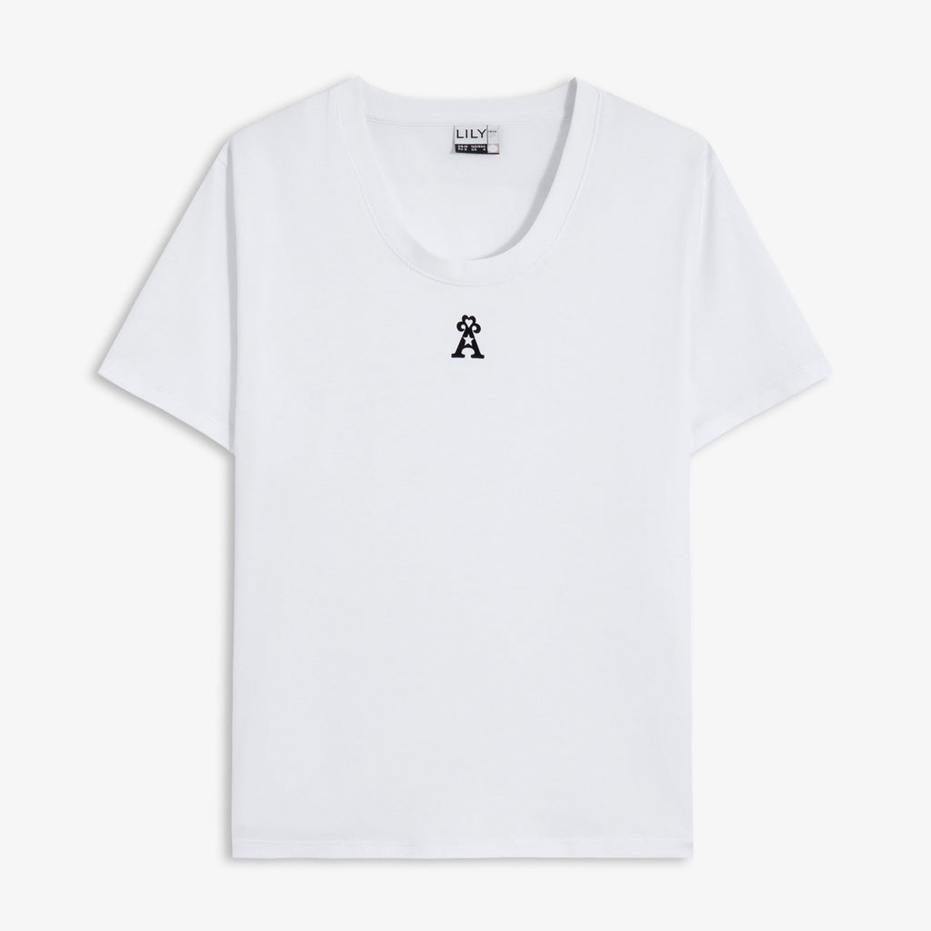 T-Shirt Lily - Blanc