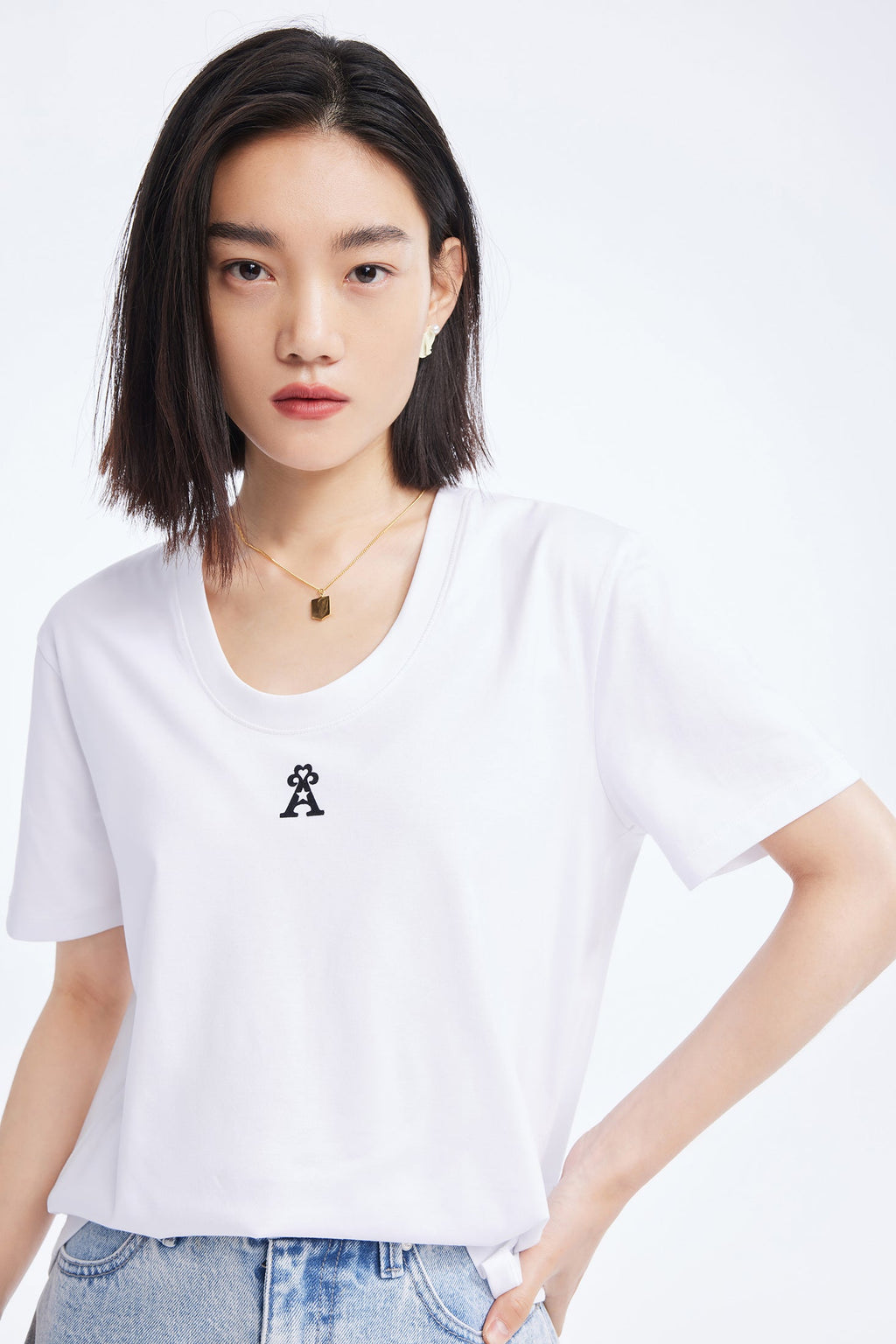 T-Shirt Lily - Blanc