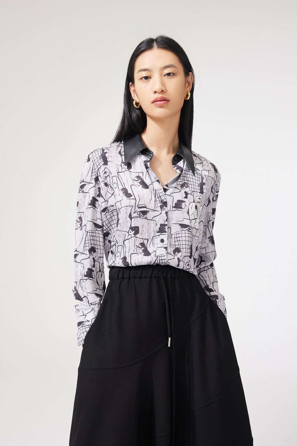 Lily - Chemise - Noire