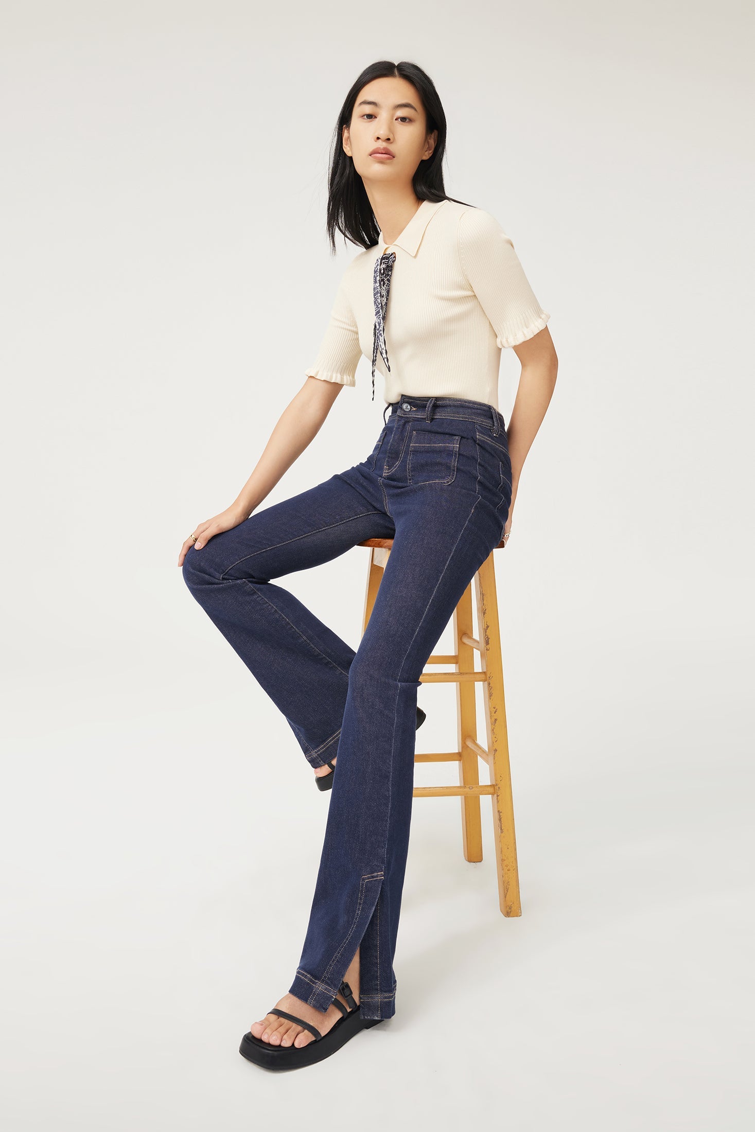 Lily - Pantalon - Bleu Marine