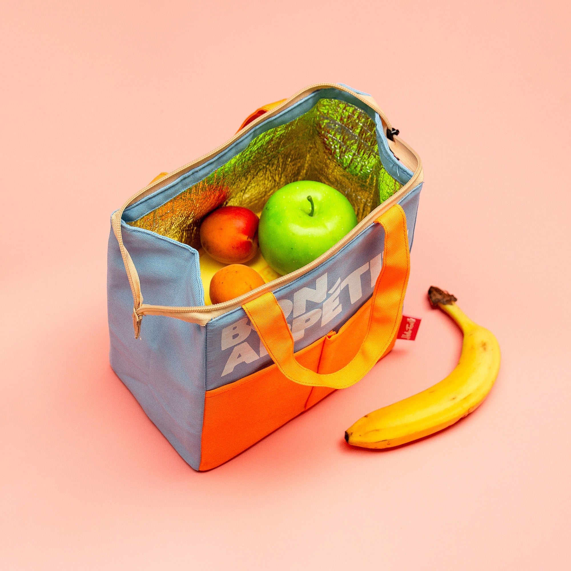 Sac À Lunch Isothermique Orange Bon Appétit