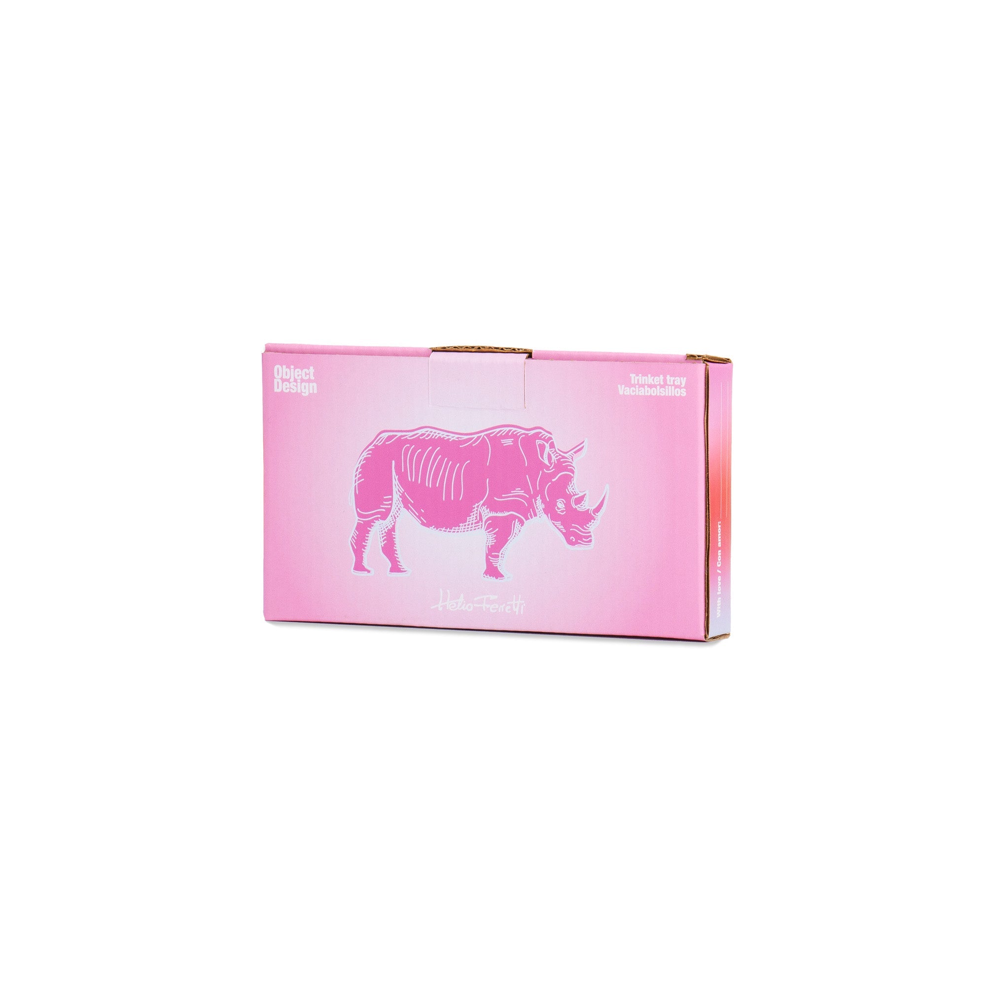 Boîte À Bijoux Rhinocéros Rose