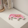 Boîte À Bijoux Rhinocéros Rose
