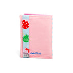 Carnet De Notes Cerise Tissé En Velboa Rose