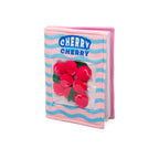Carnet De Notes Cerise Tissé En Velboa Rose