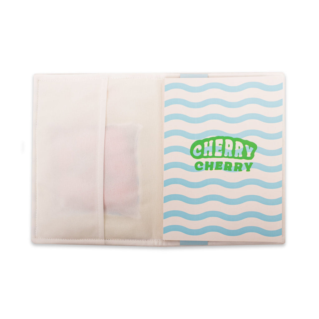Carnet De Notes Cheris Tissé En Velboa Blanc
