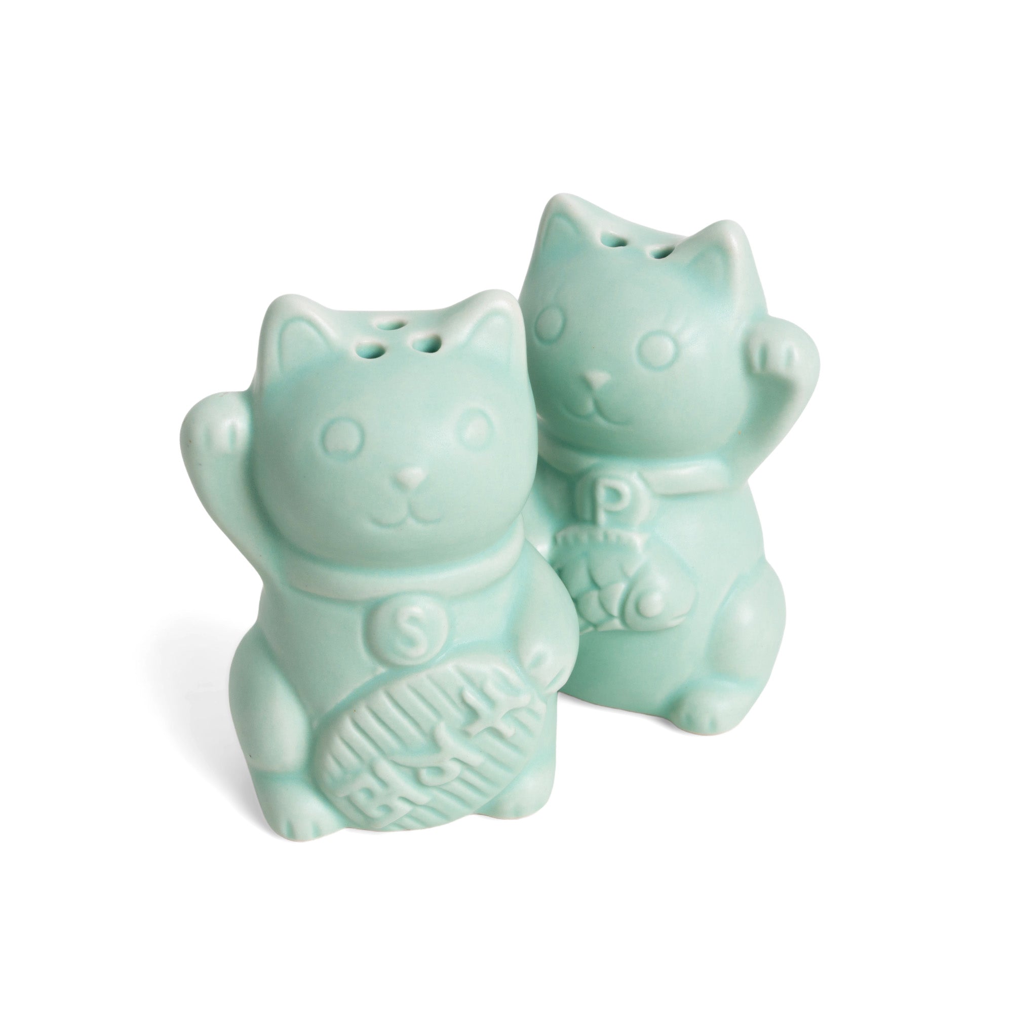 Chat Porte-Bonheur Sel Et Poivre