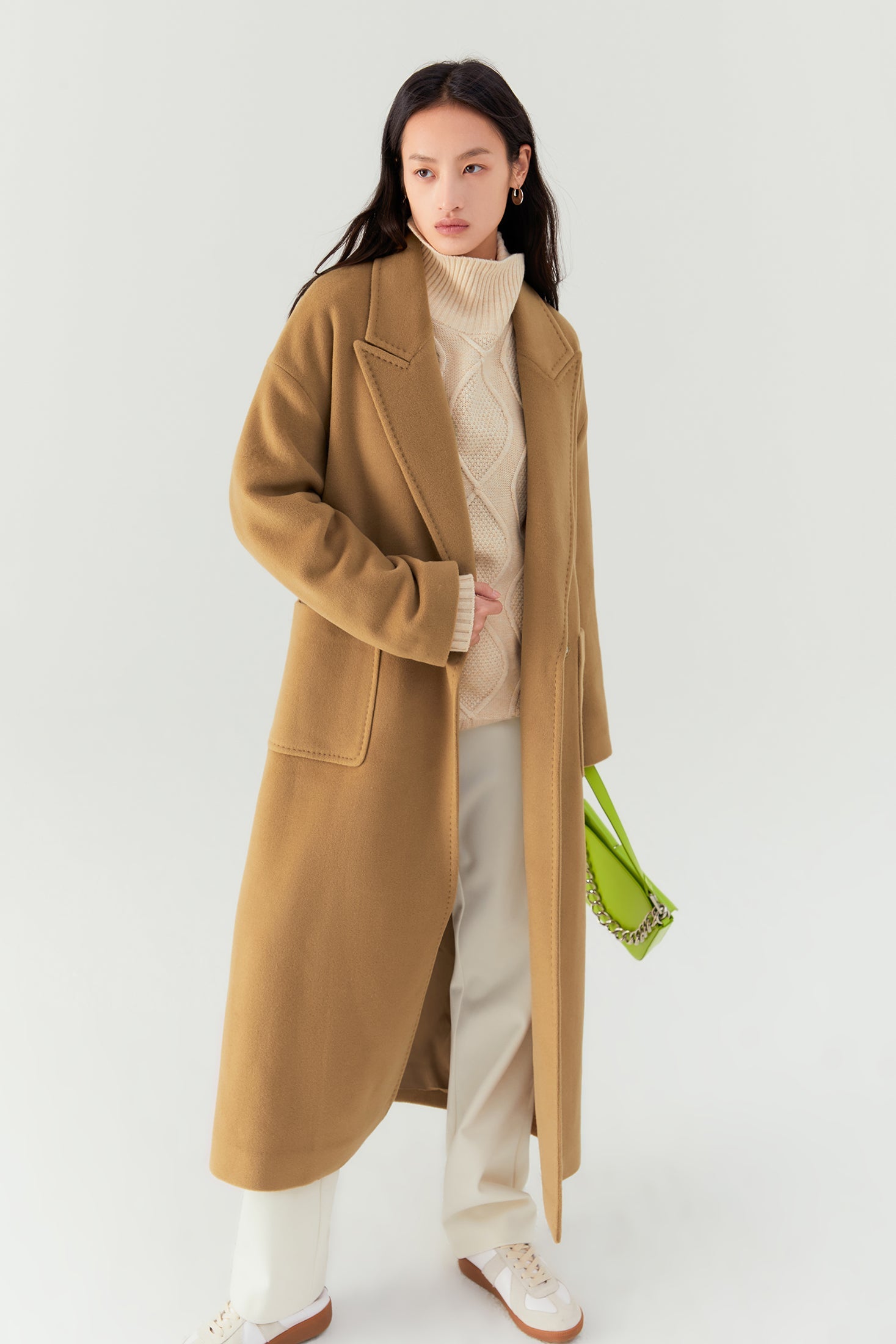 Lys - Manteau - Amande