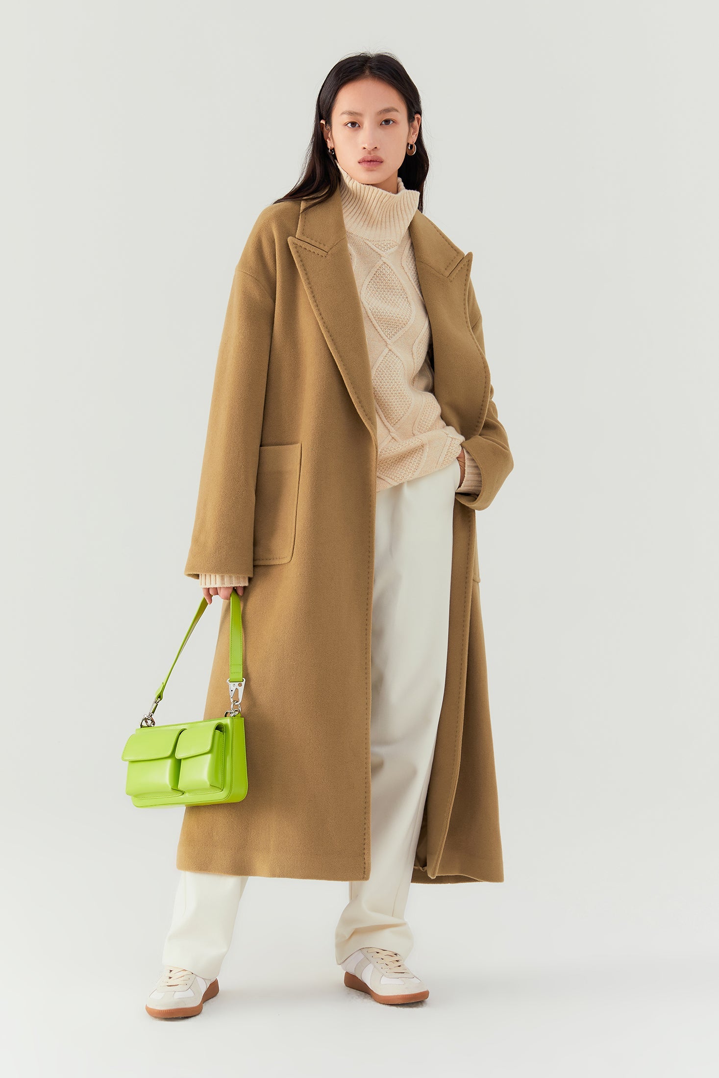 Lys - Manteau - Amande