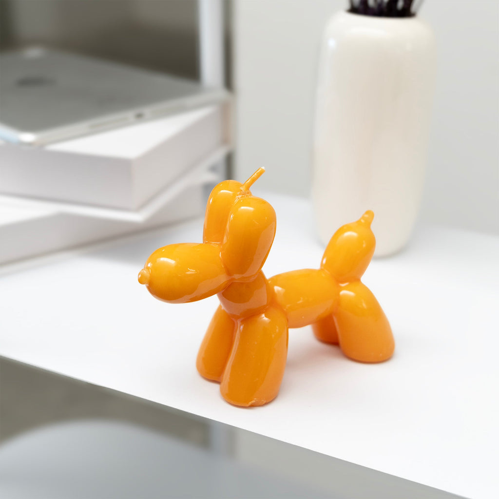 Bougie Pour Chien Ballon Orange