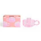 Porte-Bougie Classique En Cristal Rose