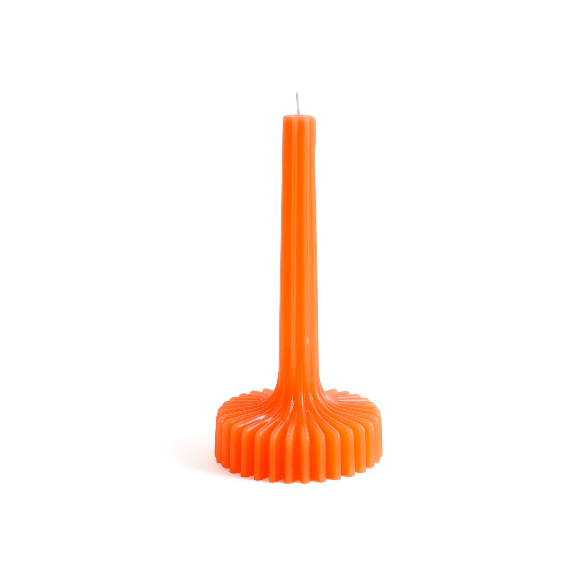 Bougie Décorative Haute Orange