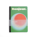 Carnet De Notes Green Bonjour A5