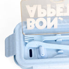 Boîte À Déjeuner Bleu Clair Bon Appétit