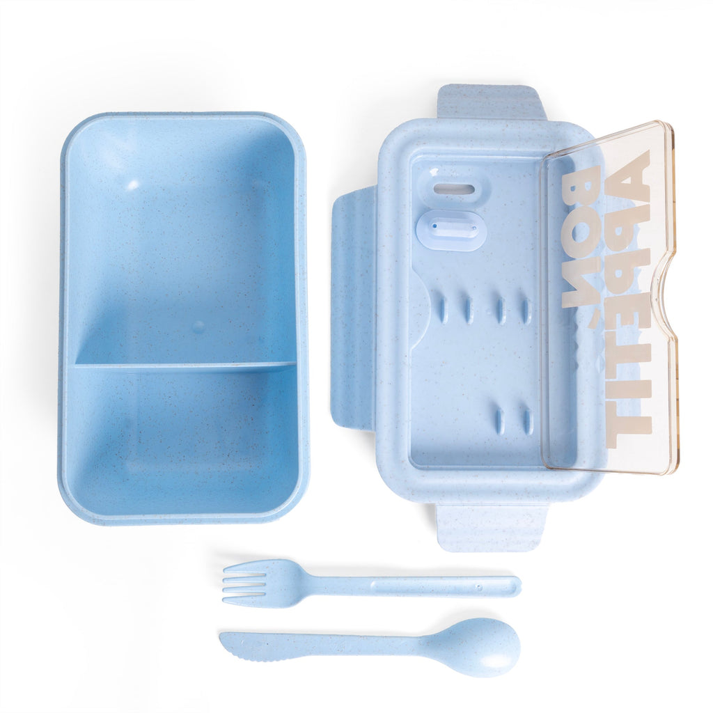 Boîte À Déjeuner Bleu Clair Bon Appétit
