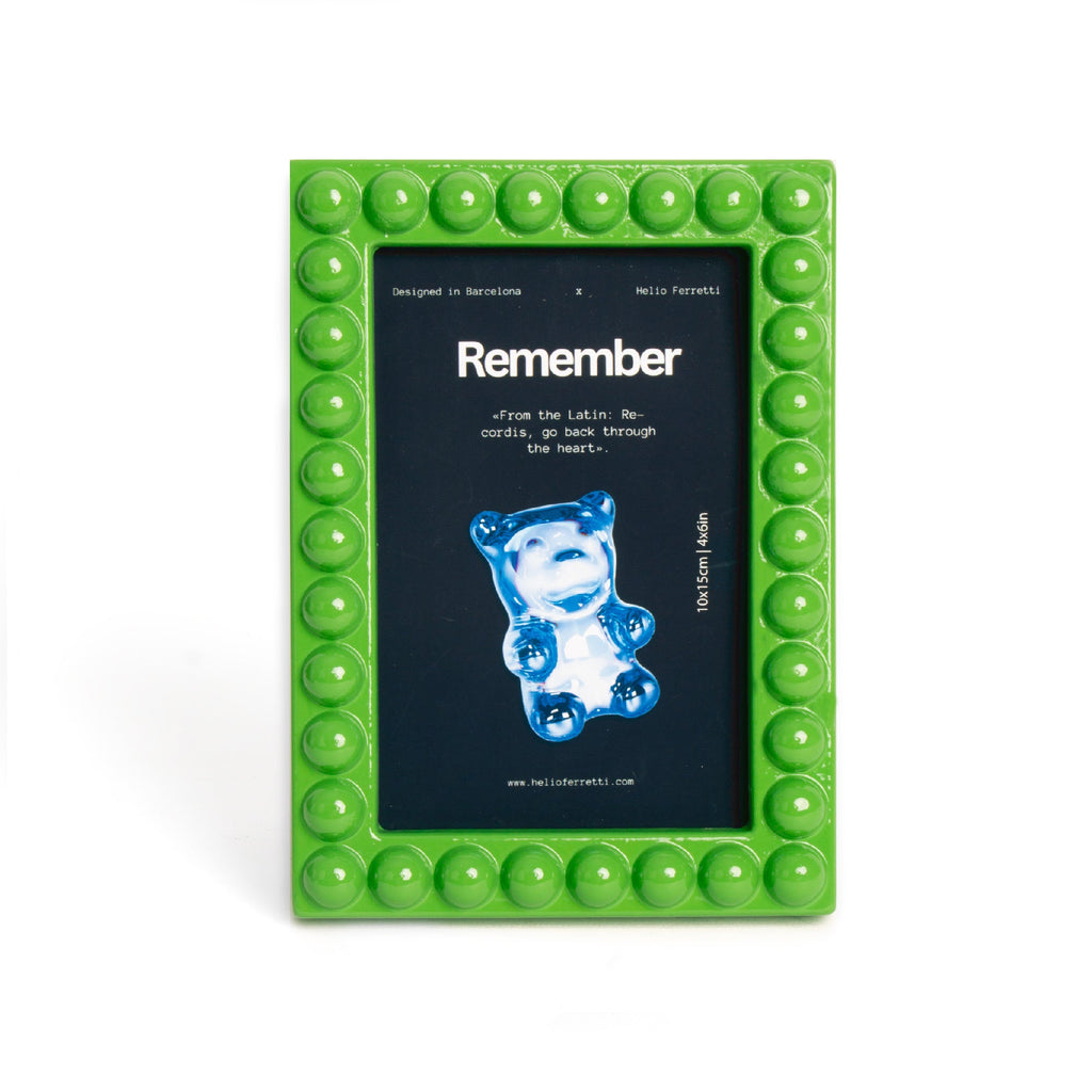 Cadre Photo Souvenir Vert