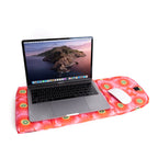 Housse Bouffante À Fleurs Pour Ordinateur Portable Rose