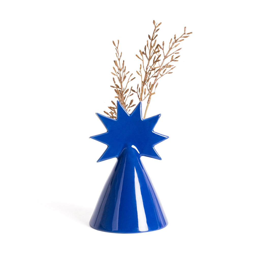 Vase Étoile Polaire Bleue