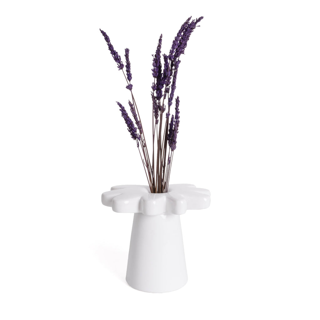 Vase Marguerite Blanche