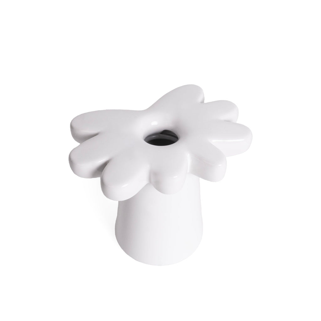 Vase Marguerite Blanche