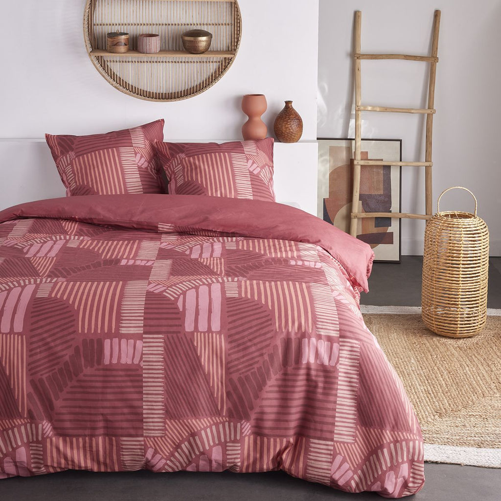 Sunshine - Parure De Lit Motif 15.2 - Terracotta