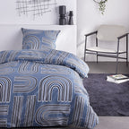 Sunshine - Parure De Lit Motif 15.26 - Navy