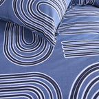 Sunshine - Parure De Lit Motif 15.26 - Navy