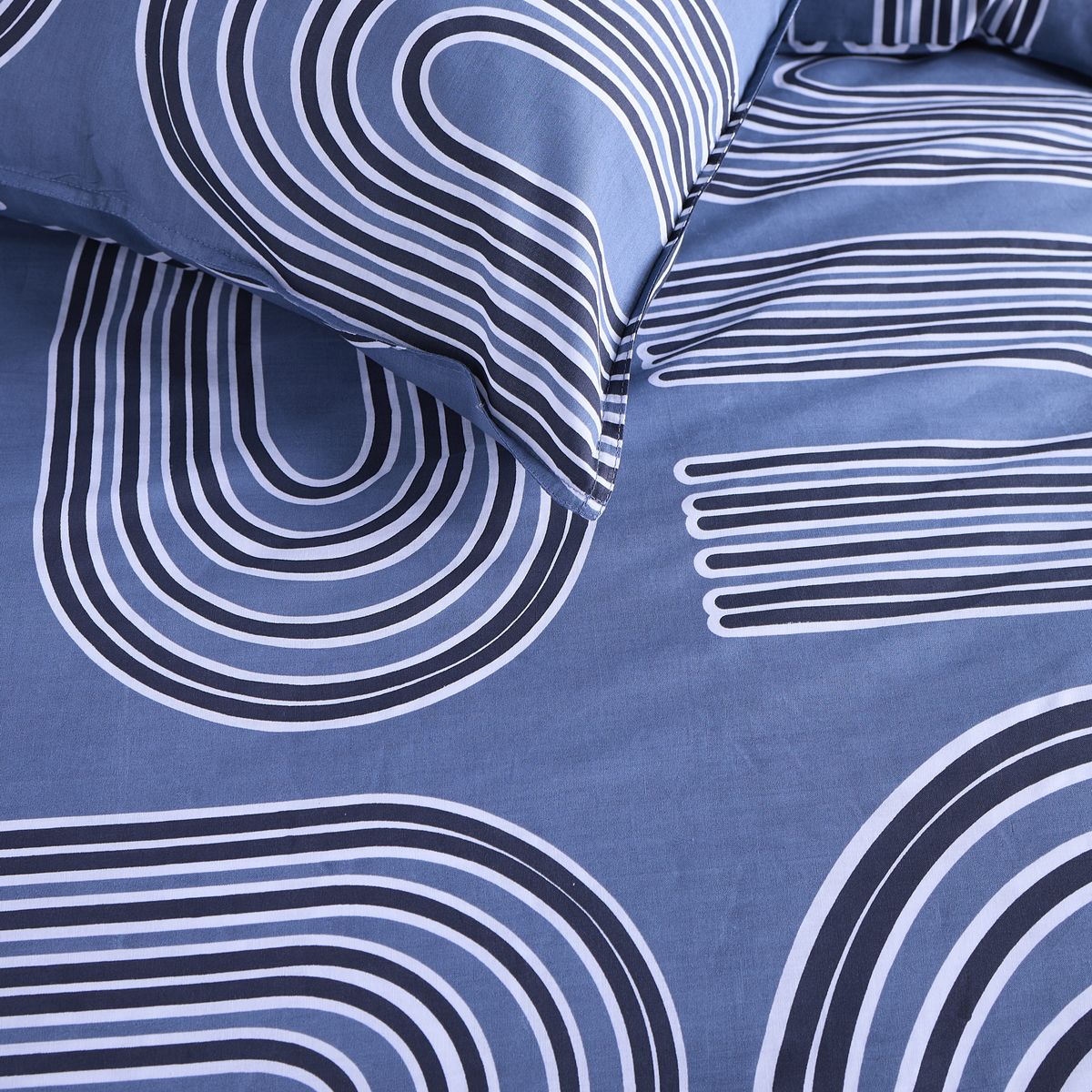 Sunshine - Parure De Lit Motif 15.26 - Navy