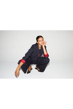 Pantalon Astrid Héritage Navy Fabriqué En Italie