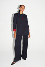 Pantalon Astrid Héritage Navy Fabriqué En Italie