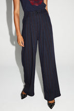 Pantalon Astrid Héritage Navy Fabriqué En Italie