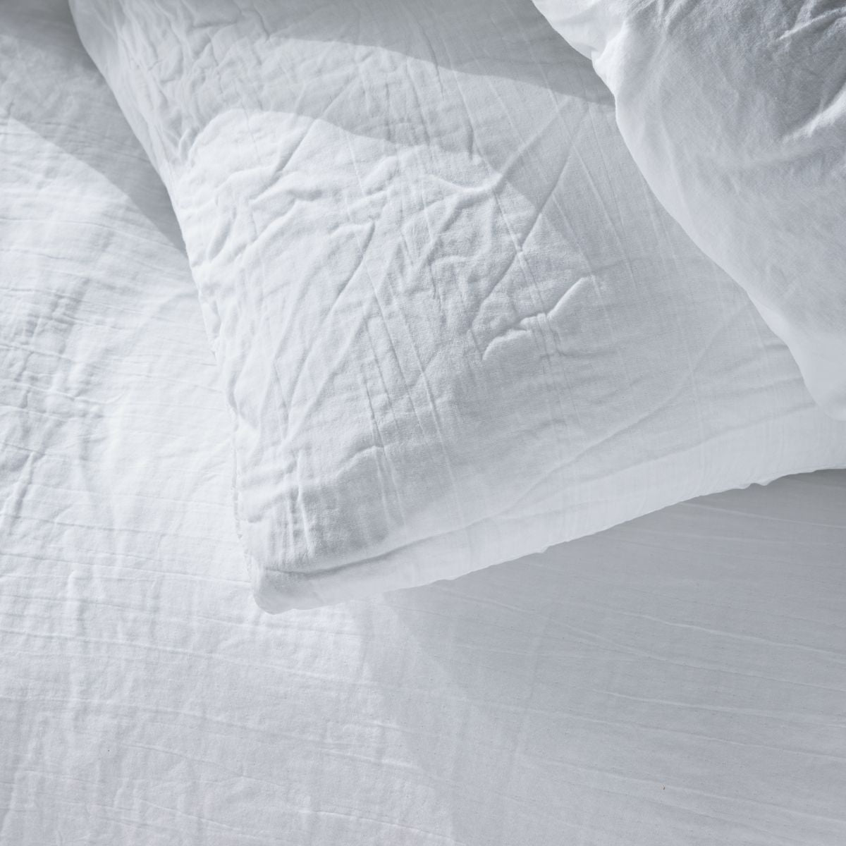 Gaze De Coton - Parure De Lit - Craie