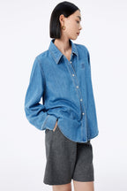 Lily - Chemise - Bleu Denim