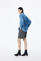 Lily - Chemise - Bleu Denim