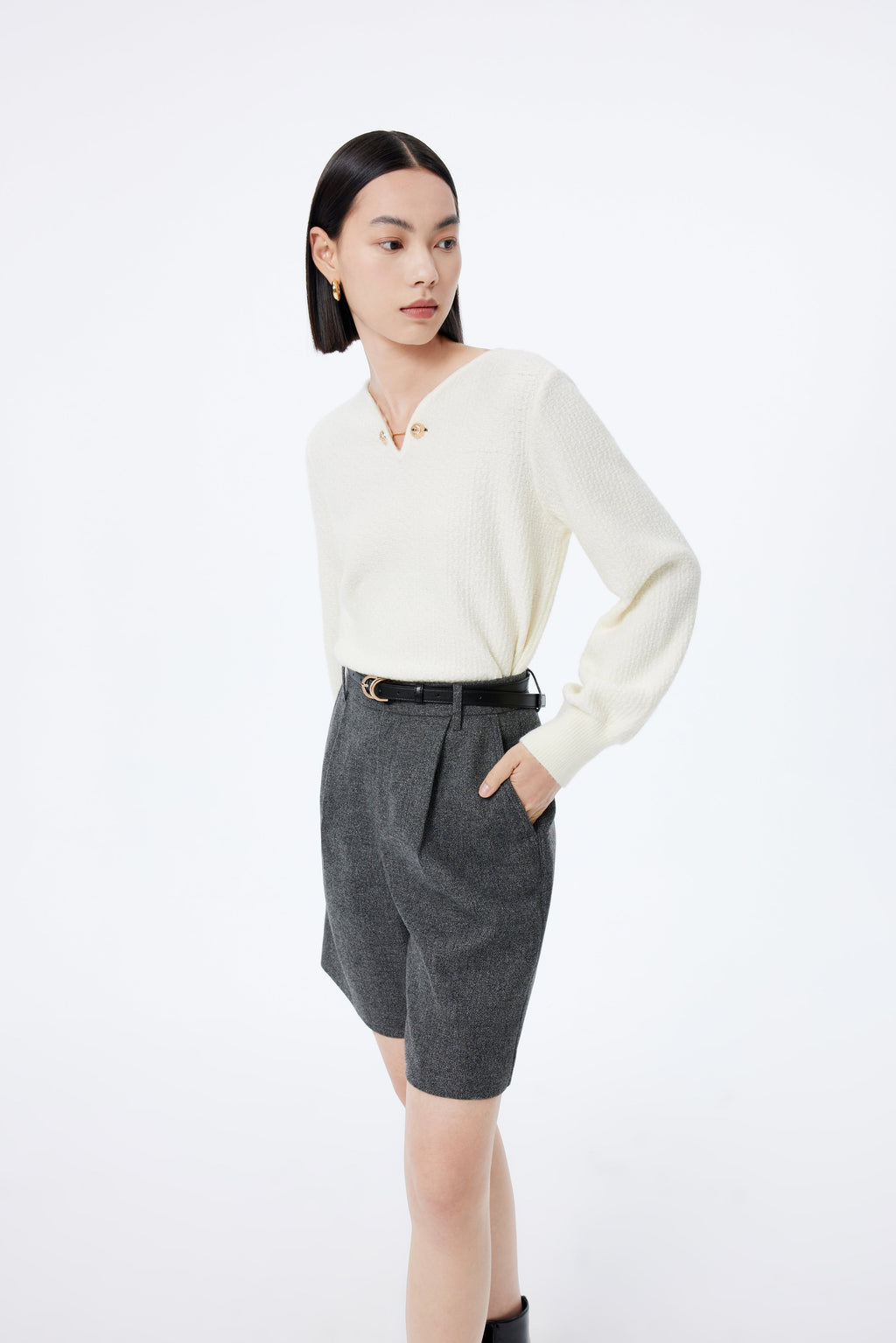 Lily - Pull - Blanc Cassé
