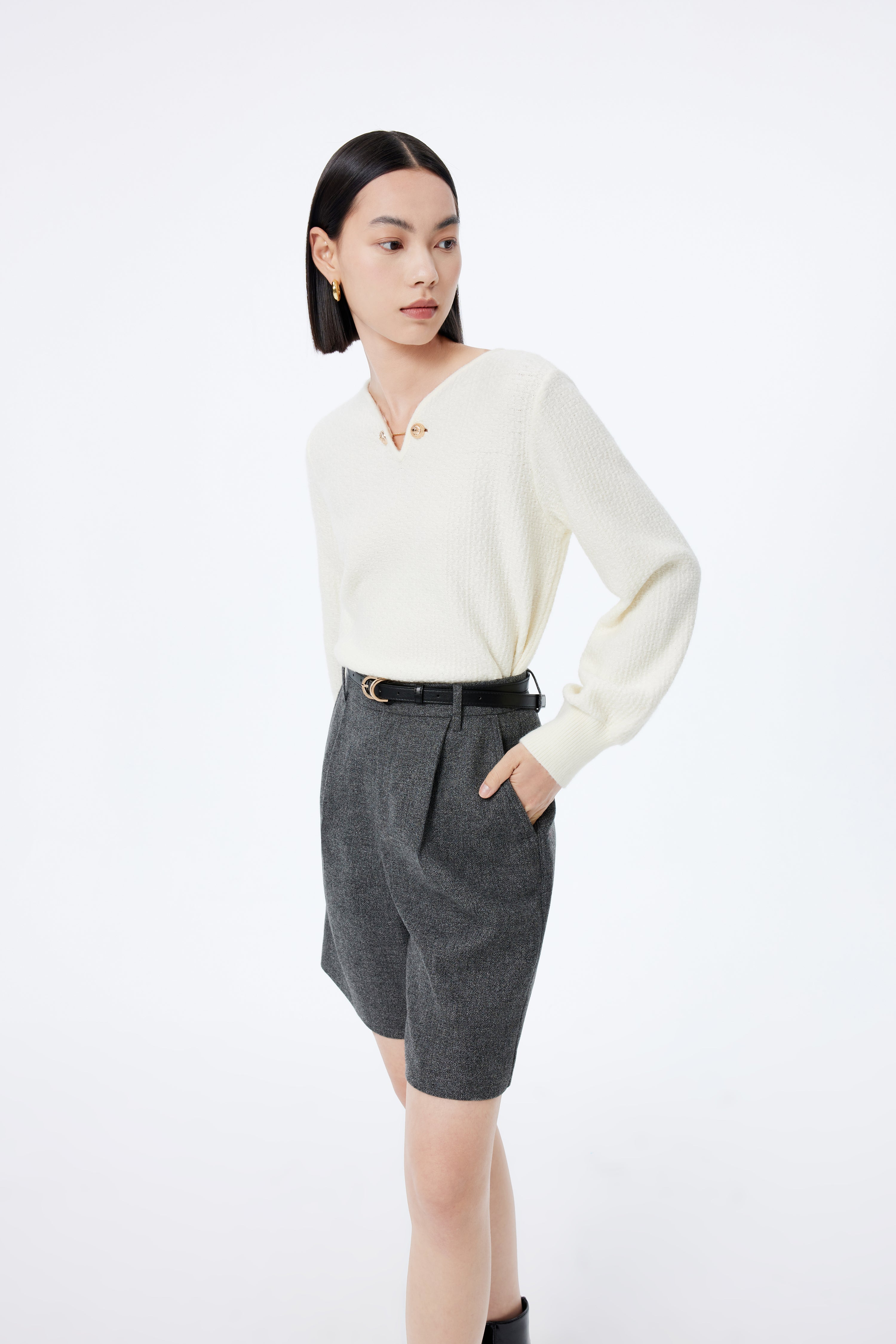 Lily - Pull - Blanc Cassé