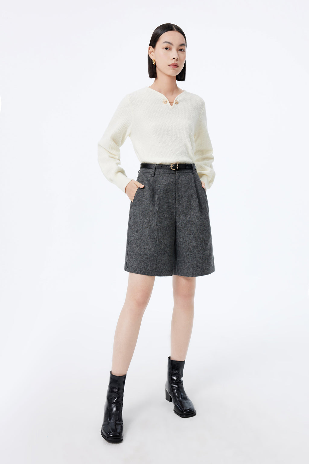 Lily - Pull - Blanc Cassé