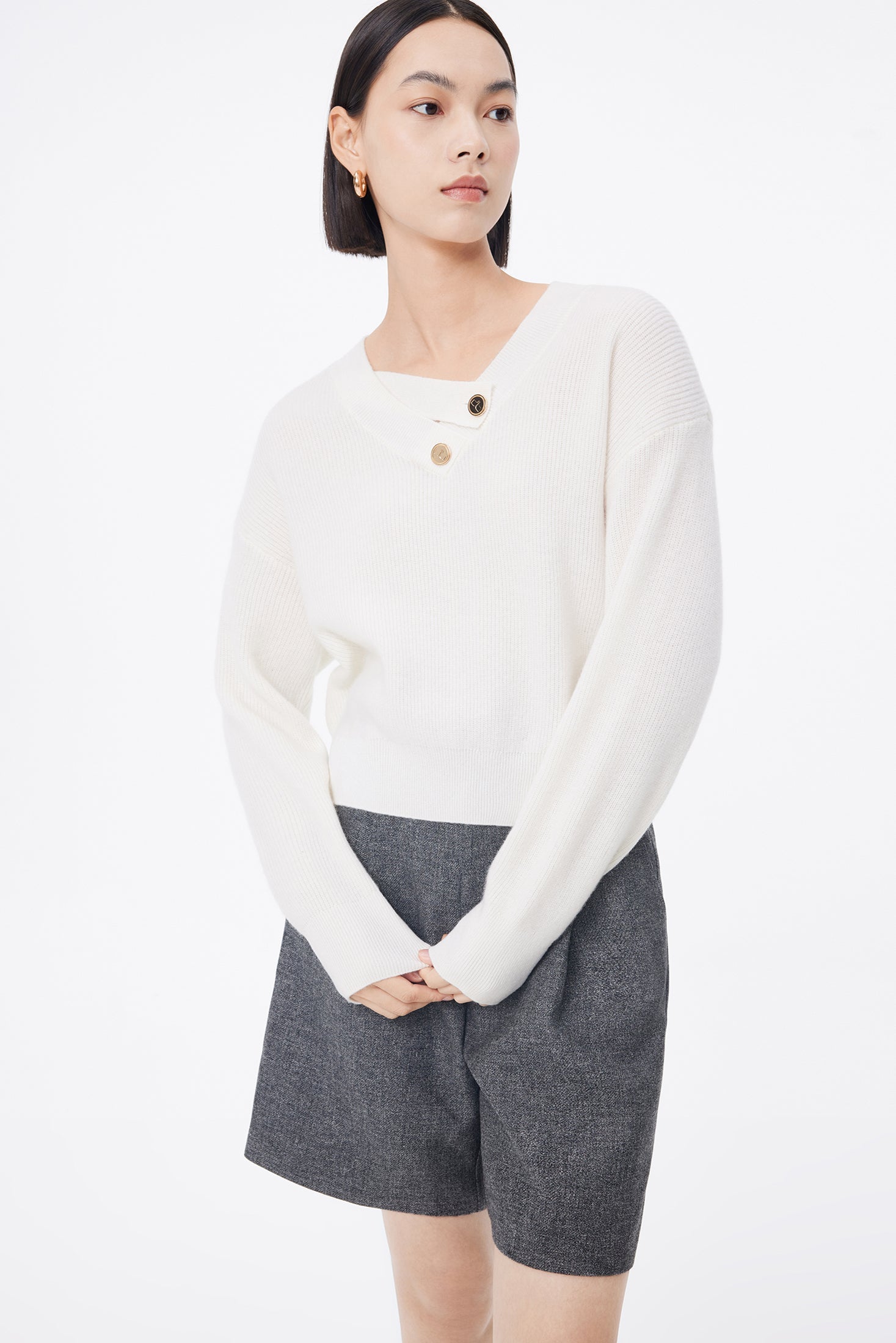 Lily - Pull - Blanc Cassé