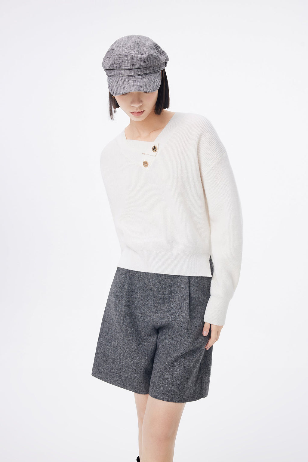 Lily - Pull - Blanc Cassé