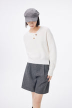 Lily - Pull - Blanc Cassé