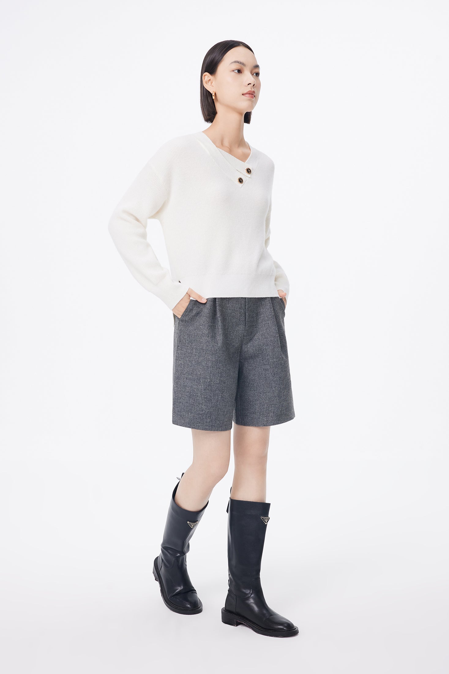 Lily - Pull - Blanc Cassé