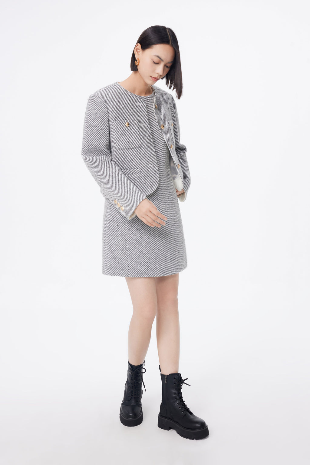 Lily - Veste - Gris Moyen